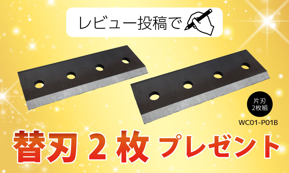 レビュー特典 替刃プレゼント