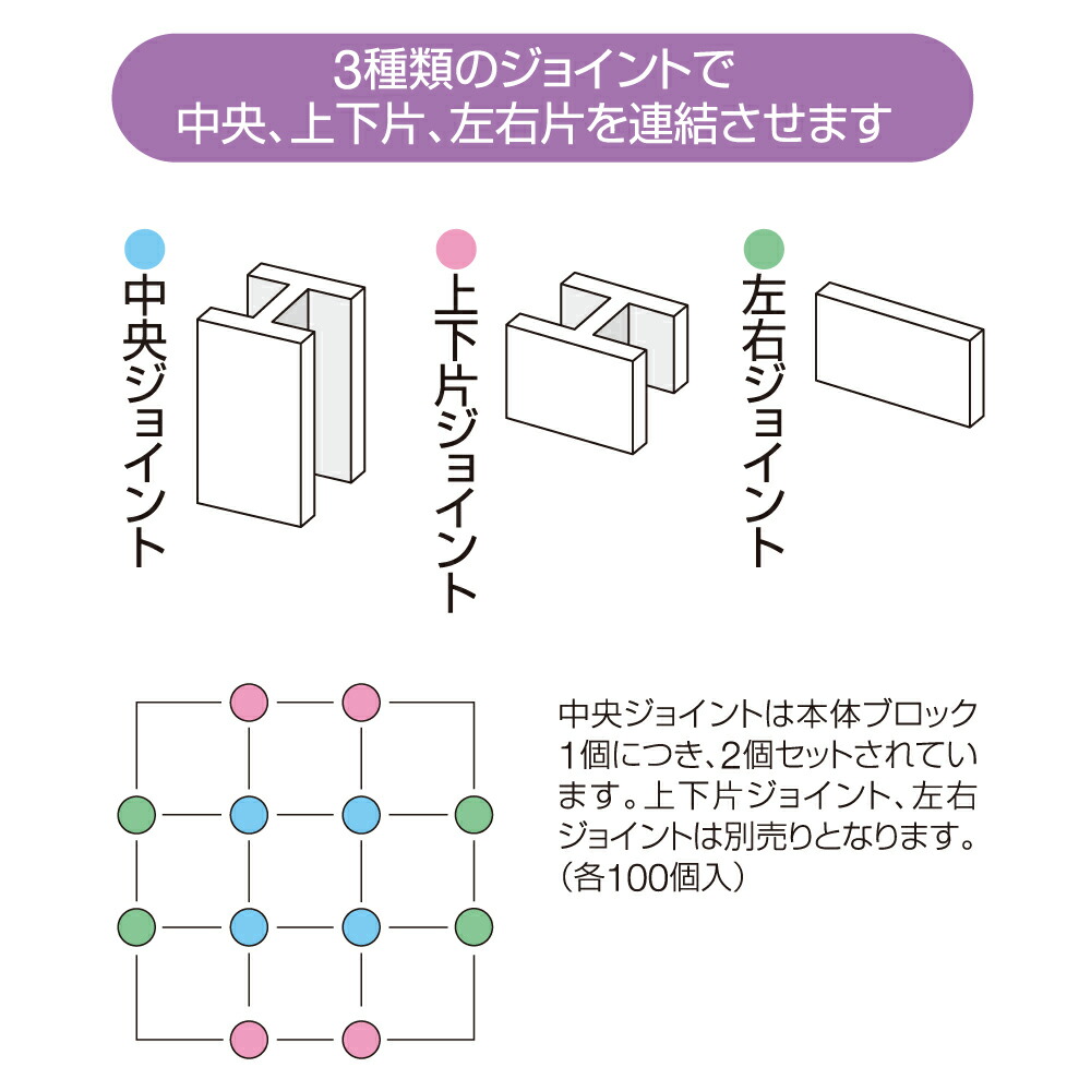 透明 壁材 クリスタリオン用 中央ジョイント ...の詳細画像3