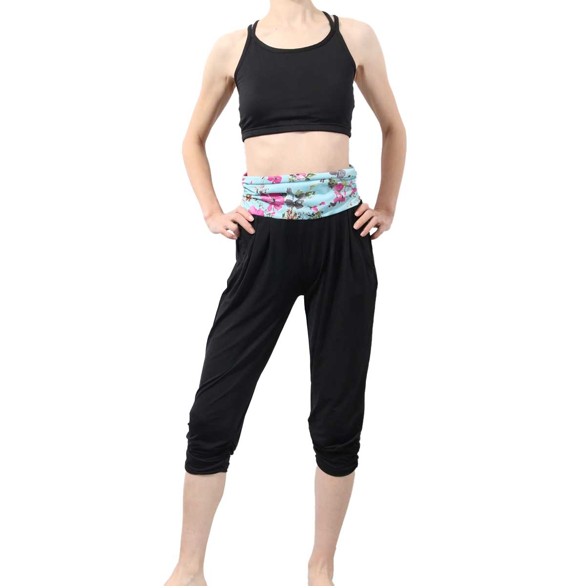 #送料無料ヨガウェア トレーニング フィットネスウェア ヨガパンツ ヨガ サルエル フィットネス スポーツウェア ハイウェスト | パネットワン | 07