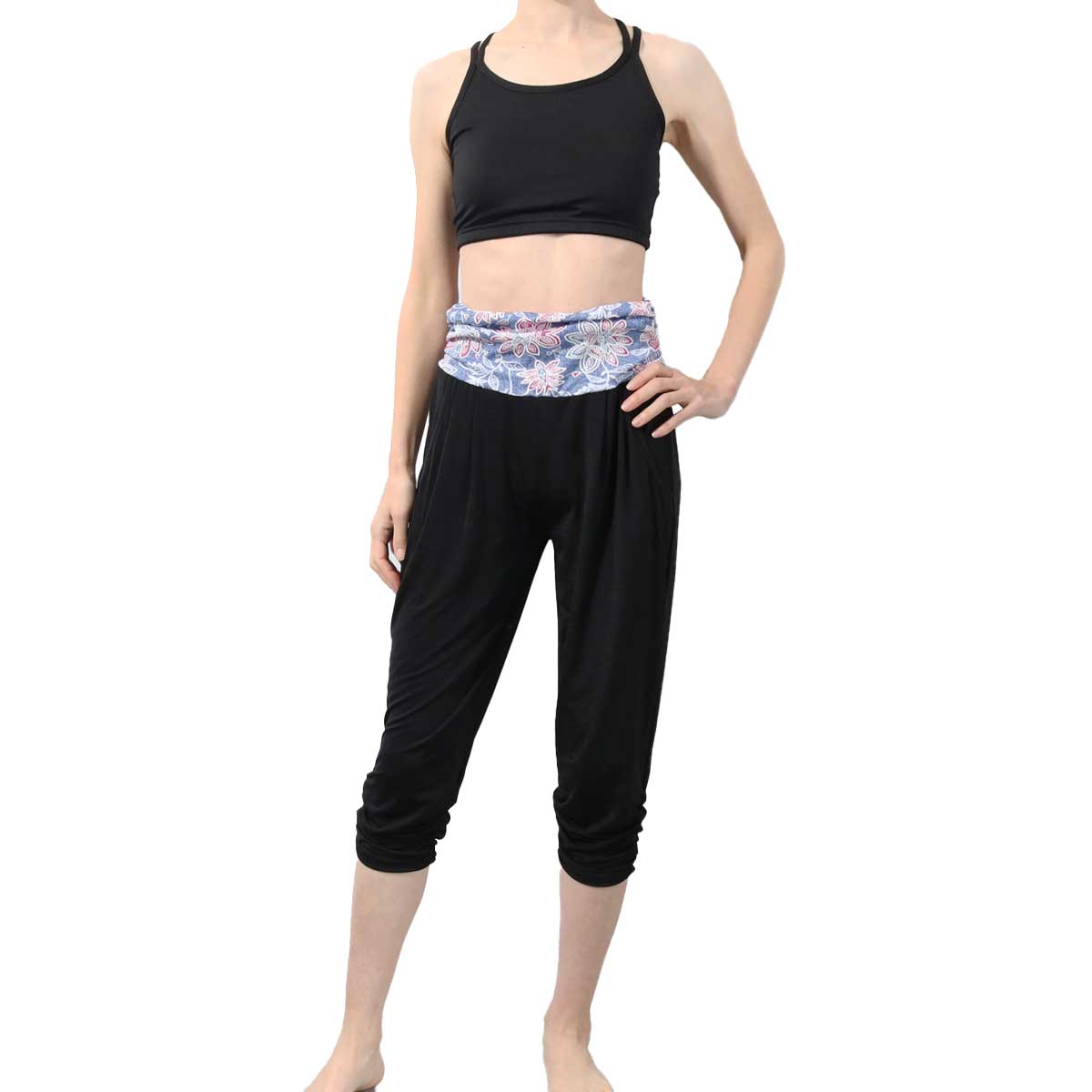 #送料無料ヨガウェア トレーニング フィットネスウェア ヨガパンツ ヨガ サルエル フィットネス スポーツウェア ハイウェスト | パネットワン | 06