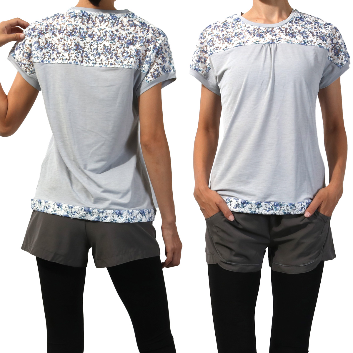 テニスウエア〜Tシャツとキュロット パネットワン #ヨガウェア Tシャツテニス テニスウェア Tシャツ