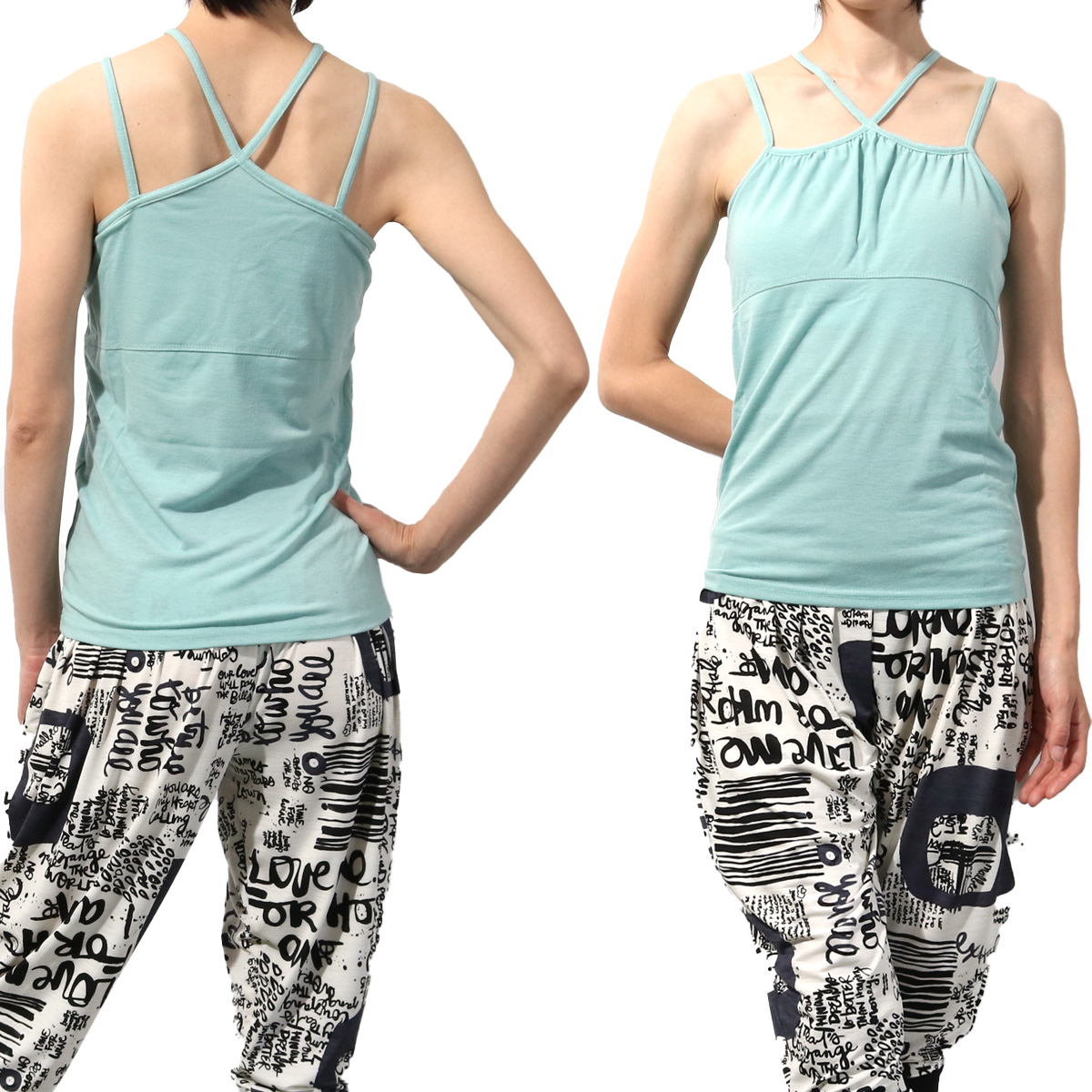 #送料無料ヨガウェア トップス フィットネス トレーニング カップ付 カットソー フィットネス ピラティス 半袖 ズンバ | パネットワン | 08