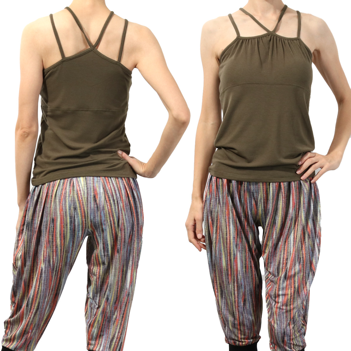 #送料無料ヨガウェア トップス フィットネス トレーニング カップ付 カットソー フィットネス ピラティス 半袖 ズンバ | パネットワン | 02