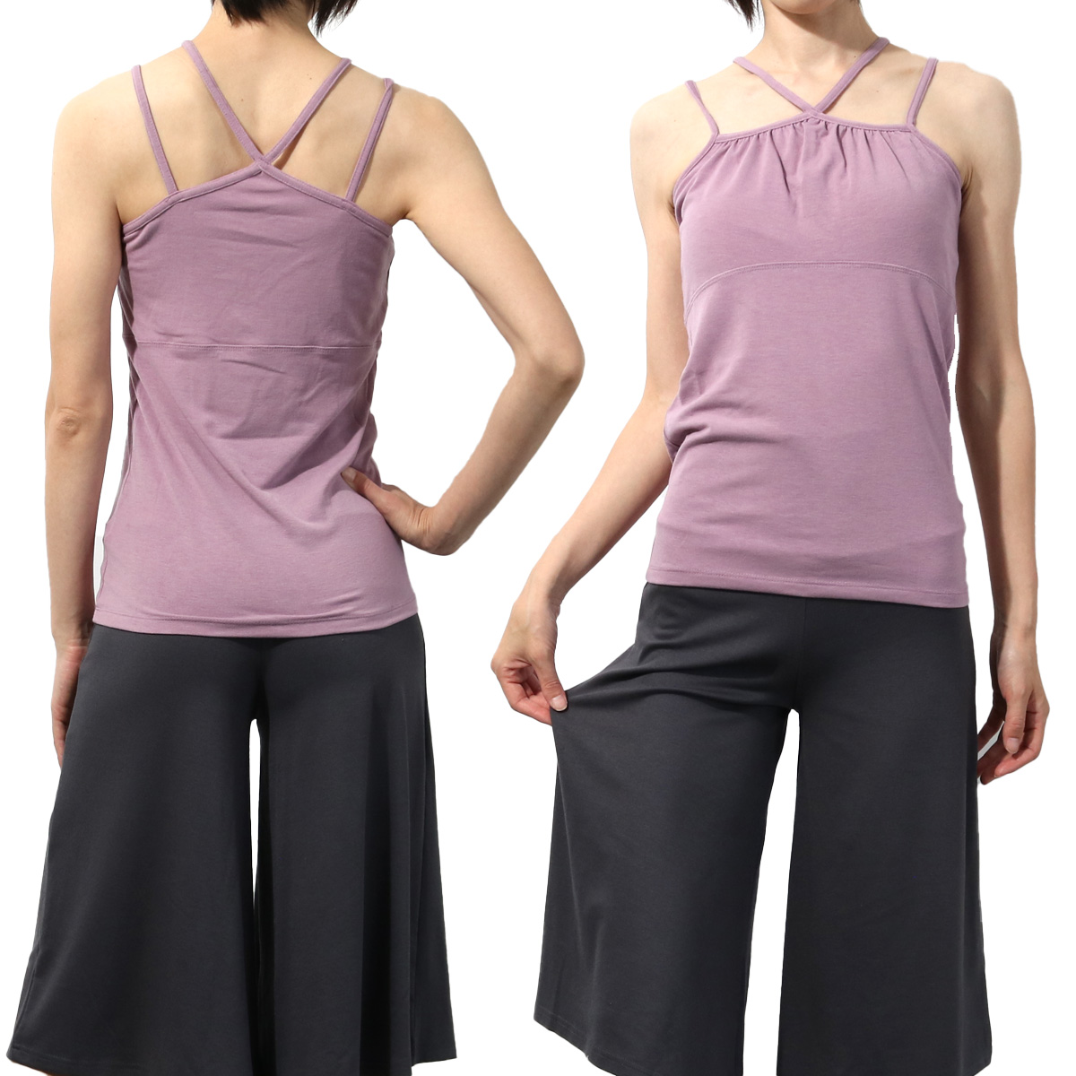 #送料無料ヨガウェア トップス フィットネス トレーニング カップ付 カットソー フィットネス ピラティス 半袖 ズンバ | パネットワン | 07