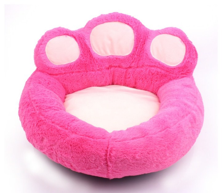 ペットベッド クッション 肉球型 犬猫兼用 ふわふわ 柔らかい ぐっすり
