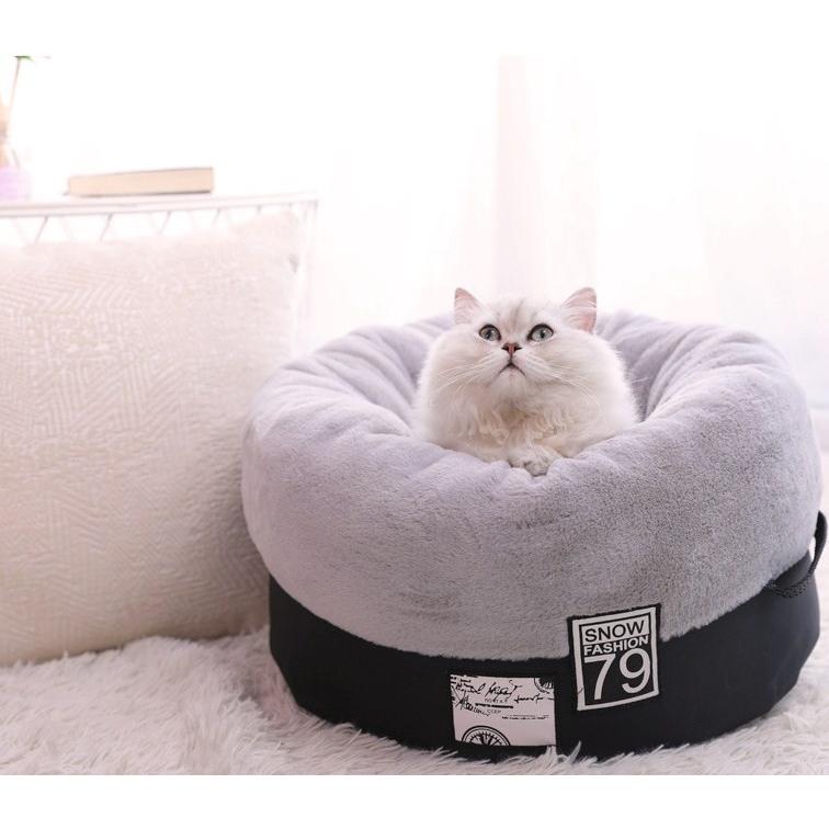 猫ベッド 猫ハウス ペット ベッド 猫ベッド 猫ハウス キャット ベッド ドーム型 保温防寒 選べる２色｜panni123｜03