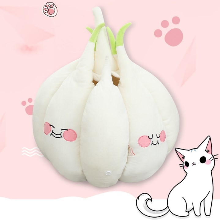 犬 ベッド ペット クッション 猫ハウス 面白い にんにく型 遊び場