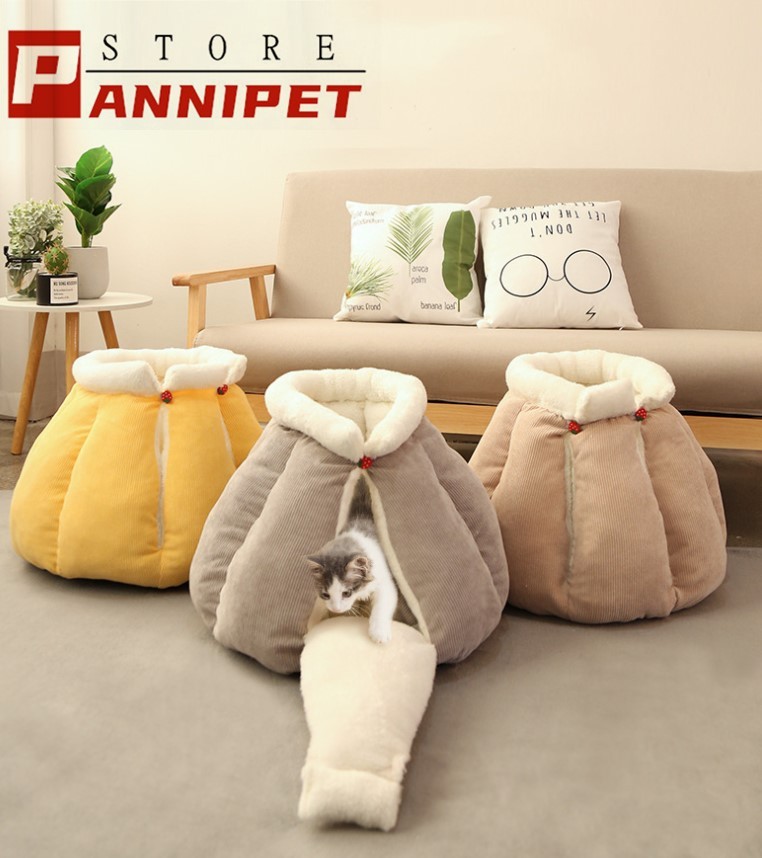 猫ハウス ペット ハウス ドーム型 ペット ベッド クッション 猫 犬 ふわふわ もこもこ 柔らかい 選べる5色 かわいい  :PJXHGW001:PanniPet - 通販 - Yahoo!ショッピング