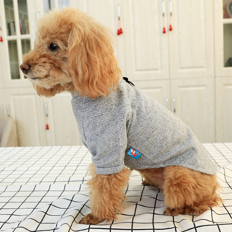 POTECHINO 犬と猫デザイン長袖チュニック 犬服 ファッション 小型犬服専門店 PUTI DOG小型犬服 ドッグ