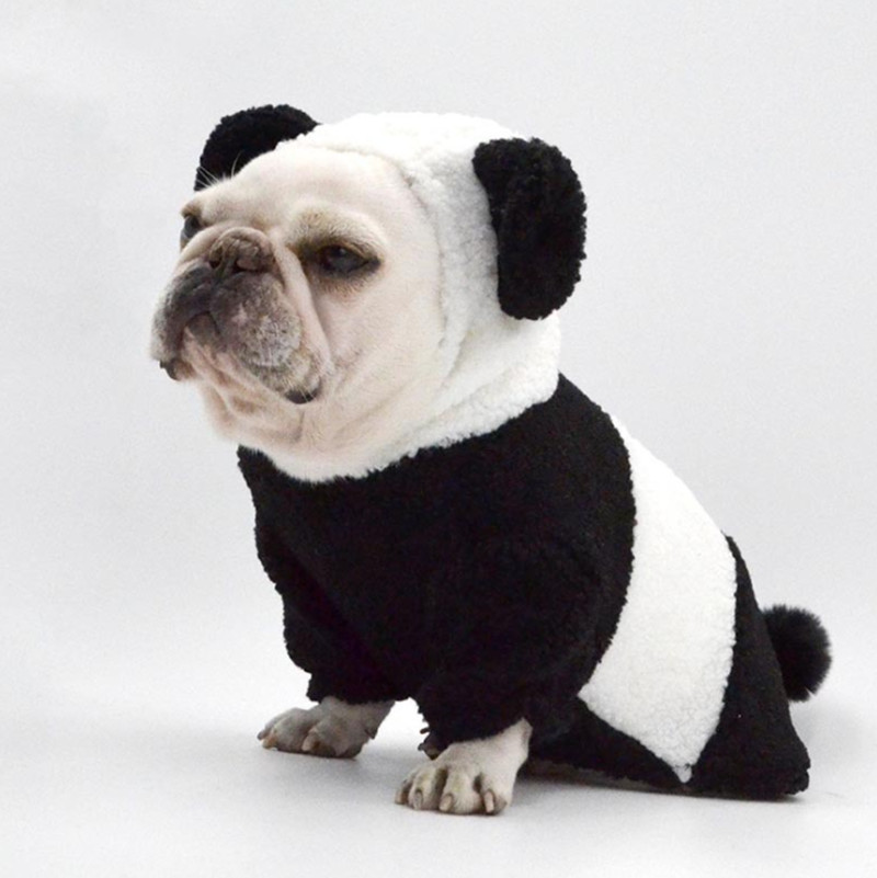 犬 服 犬の服 ペット服 パンダ ドッグウェア コート パーカー 秋冬