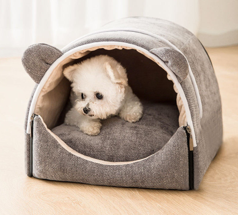 犬 ハウス ペットベッド 犬用 ソファー ペットハウス 犬猫兼用 春 秋