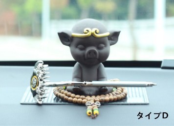 車飾り 車内装飾置物 猪八戒 フィギュア 飾り物 インテリア カー