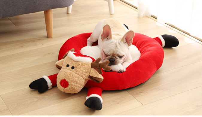 トナカイ型動物ベッド 犬猫用ベッド ベッドハウス 冬用 クリスマス 小型犬 猫用 ペット用品 送料無料 Tymw02 Panni2 Shop 通販 Yahoo ショッピング