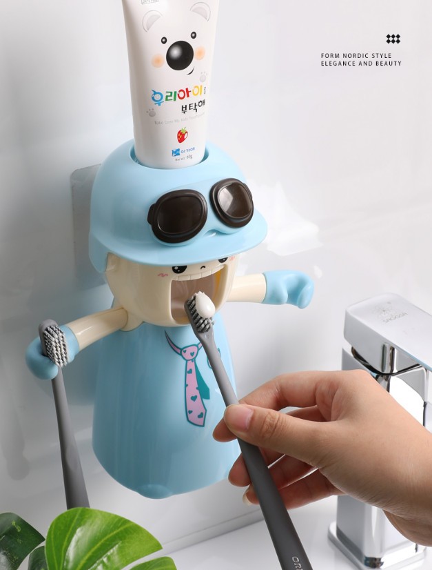 Amazon.co.jp: かわいいセラミックアヒルの歯ブラシホルダー