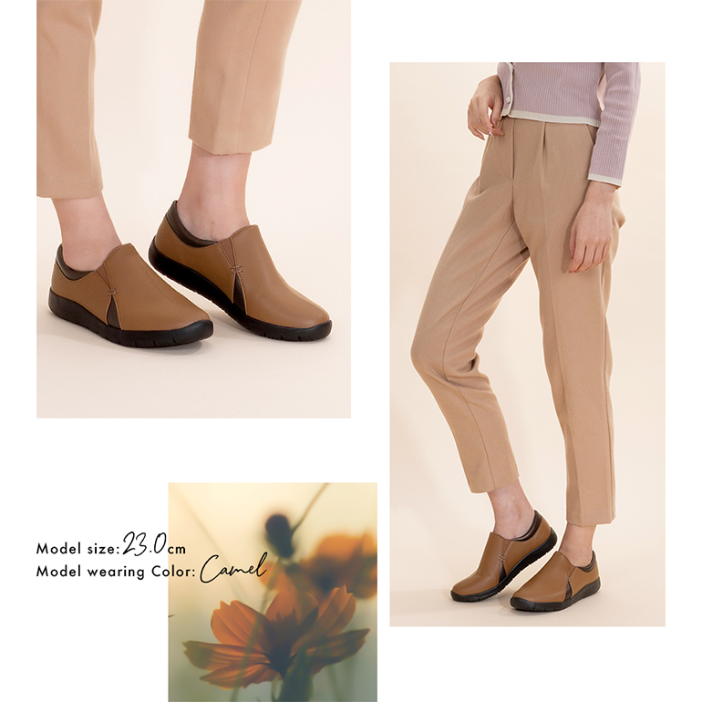 フェイクレザースリッポン