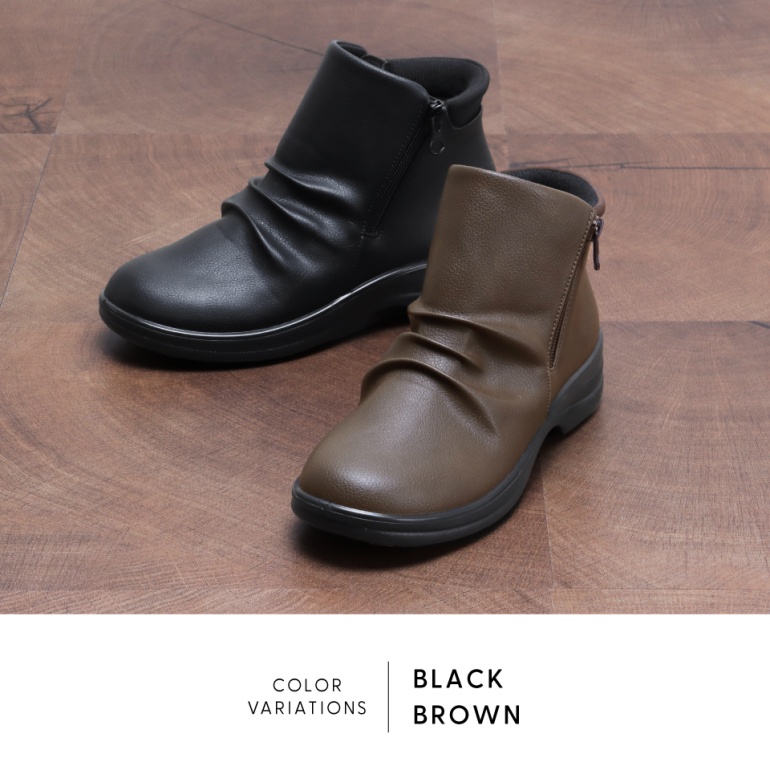 PANSY（パンジー） カジュアルブーツ ゆったり フレキシブル ショート