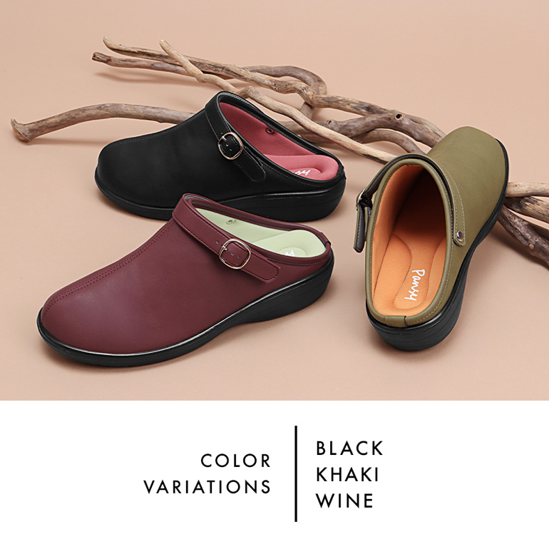 こっくりしたカラーで使いやすいヘップサンダル