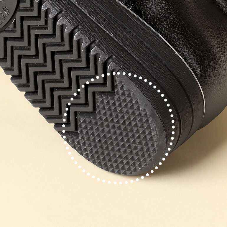 【ポイント4】かかとグリップ