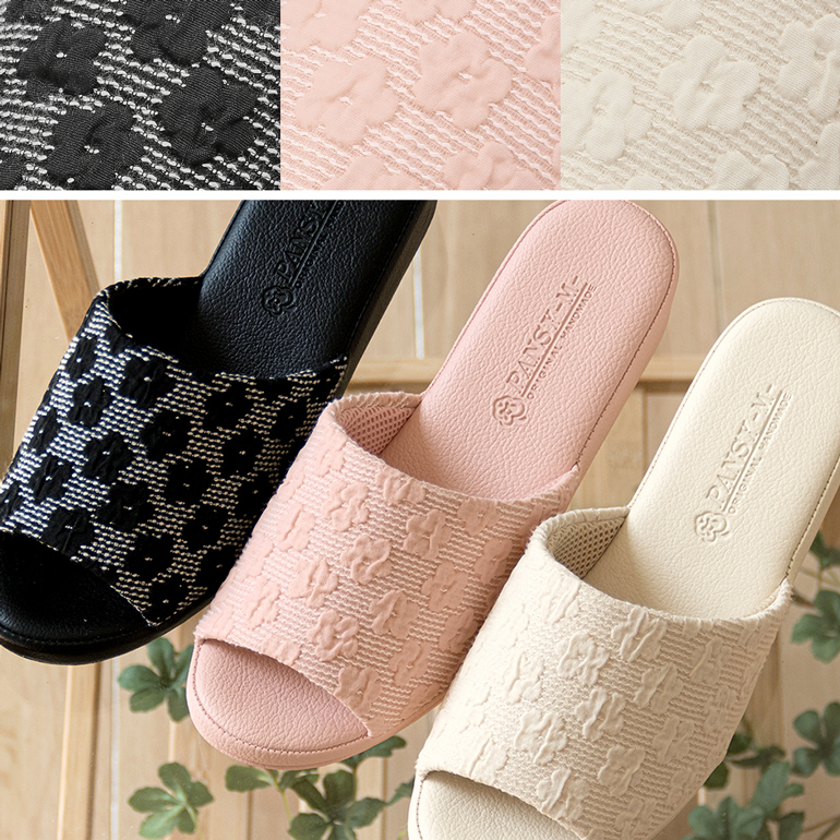 ふくれジャガードルームシューズ