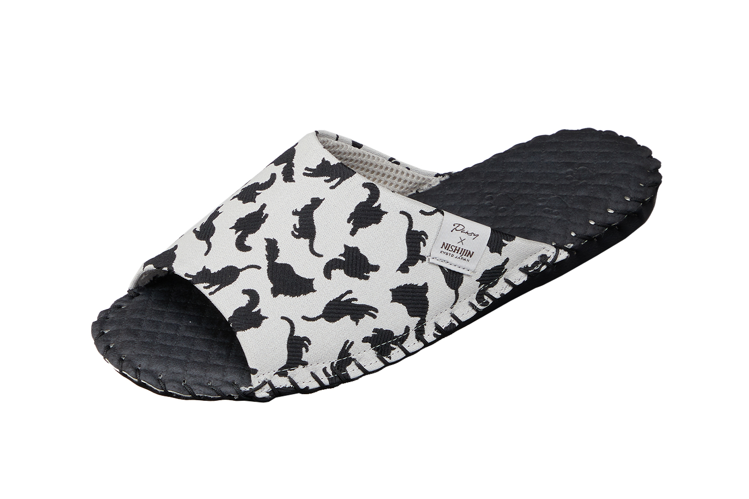 PANSY（パンジー） ルームシューズ レディース 猫 猫柄 ペット 西陣