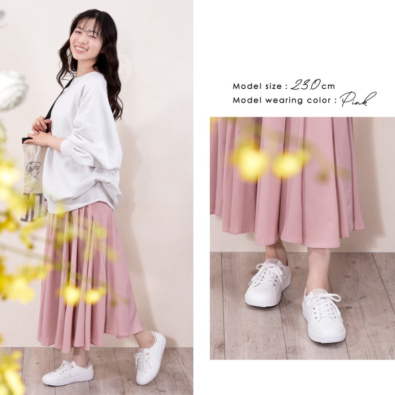 優しいピンク色が可愛い