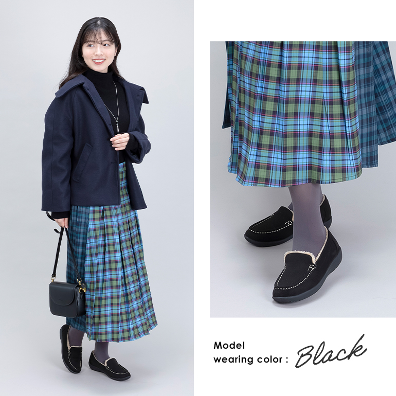 カジュアルにも綺麗めにも合うラウンドトゥ