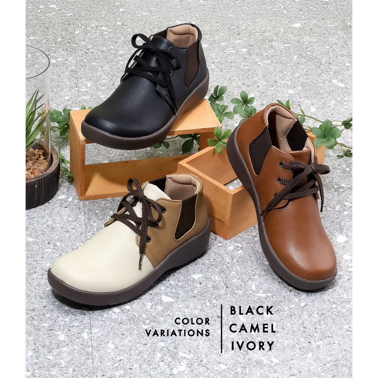 丸みのあるトゥが可愛い