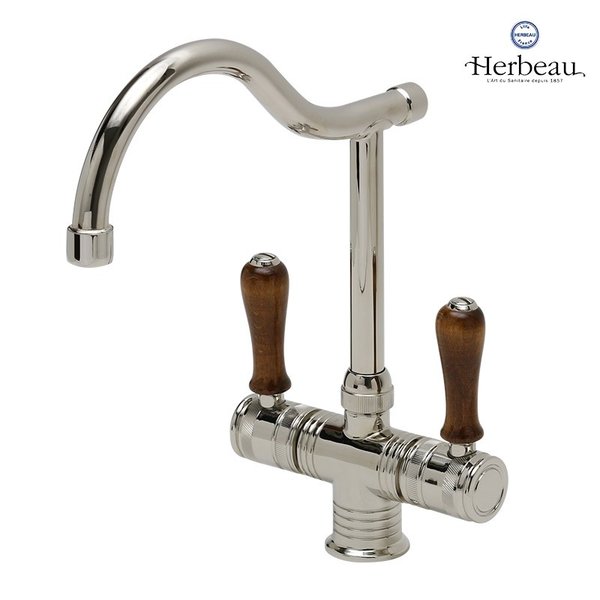希少　Herbeau エルボ　蛇口　ゴールド　ヴィンテージ　高級水栓　フランス製 4205-63-56.jpg