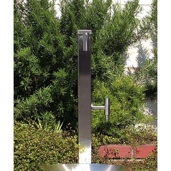 fusion ステンレス・ガーデン水栓（ロング） ステンレス水栓柱（角