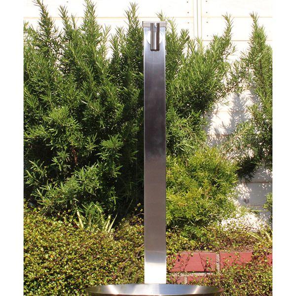 fusion ステンレス・ガーデン水栓（ロング） ステンレス水栓柱（角型