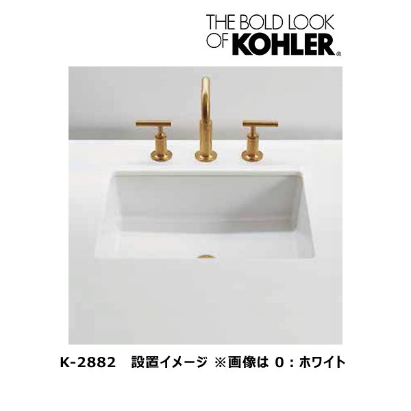KOHLER（コーラー） おしゃれ 洗面ボウル バーティクル レクタングル