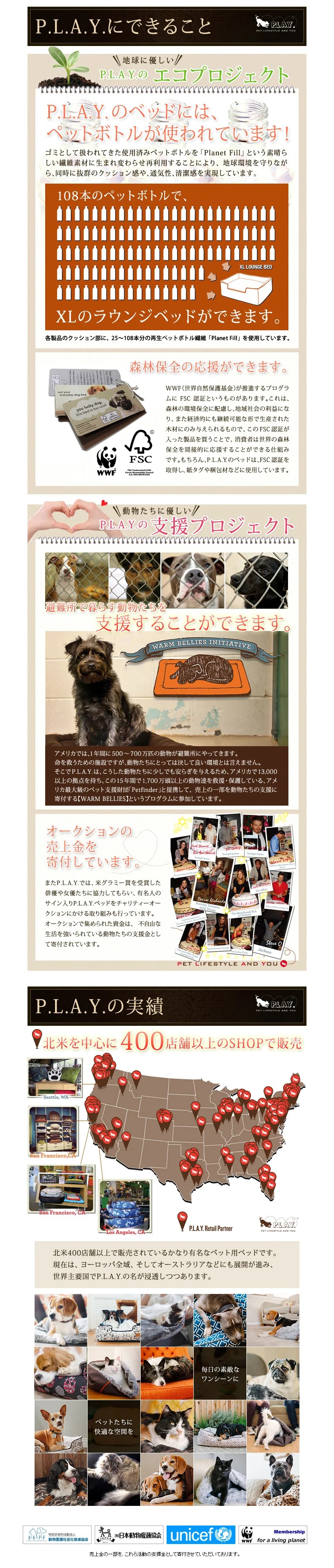 ペットベッド　新品未開封　P.L.A.Y プレイ　レクトベッド アウトレット特価 40％オフ 犬猫兼用ベッド プレイ レクトベッド