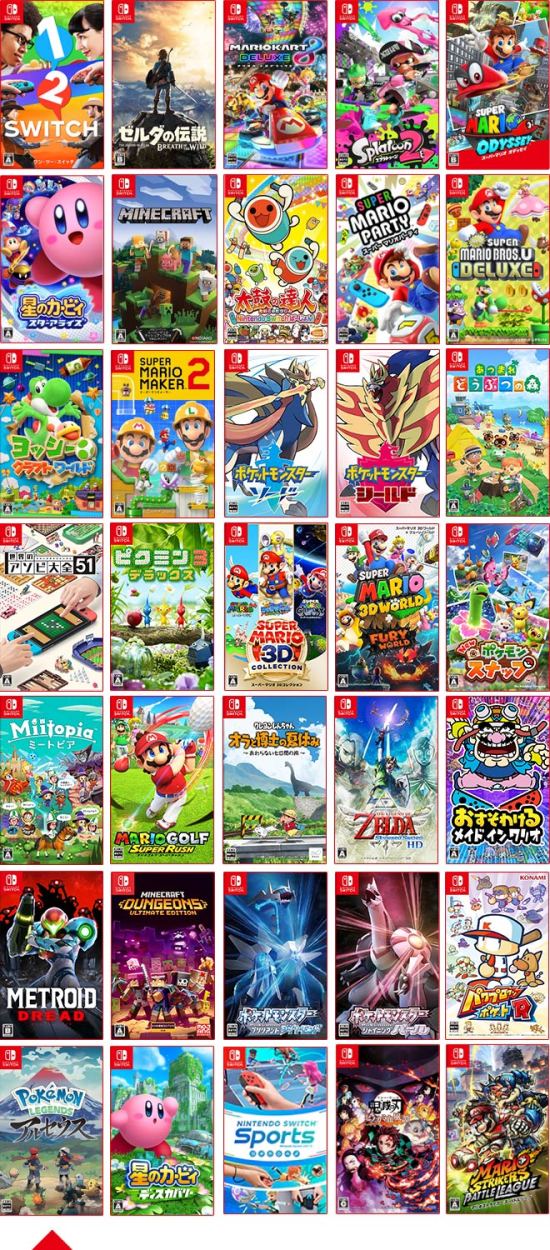 楽天スーパーセール】 任天堂Switch カセット スイッチ8点セット