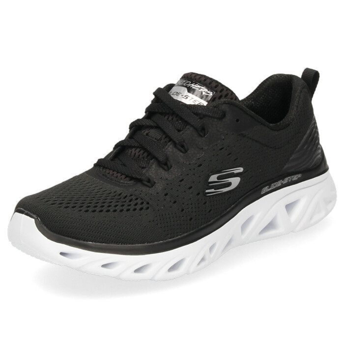 スケッチャーズ レディース スニーカー SKECHERS グライド ステップ スポーツ ニューファセット 149556 BKW ブラック ローカット  トレーニング :00018573:Parade - 通販 - Yahoo!ショッピング