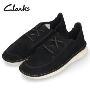 クラークス Clarks スニーカー メンズ スエード 靴 カジュアル シューズ ブラック 黒 ロー...