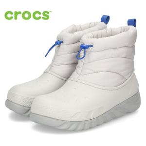 クロックス メンズ 冬 ブーツ crocs デュエット マックス ブーツ 208773 ブラック グ...