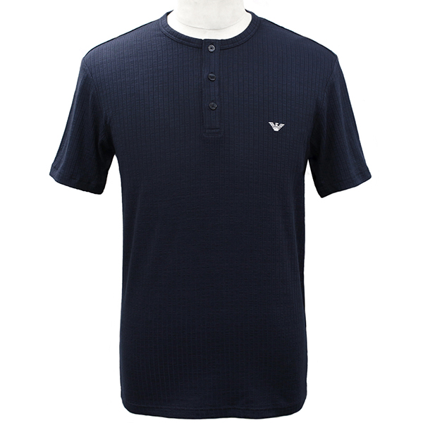 エンポリオアルマーニ Tシャツ メンズ ブルー 半袖 EMPORIO ARMANI エンポリオ アルマーニ Tシャツ メンズ 半袖