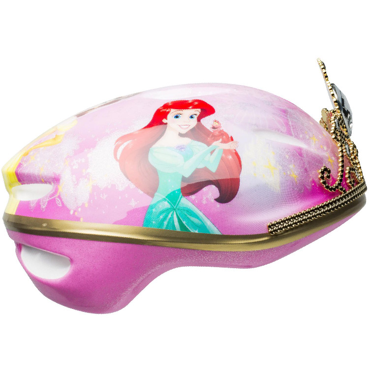 ディズニー プリンセス 3D ラプンツェル アリエル ティアラ ヘルメット