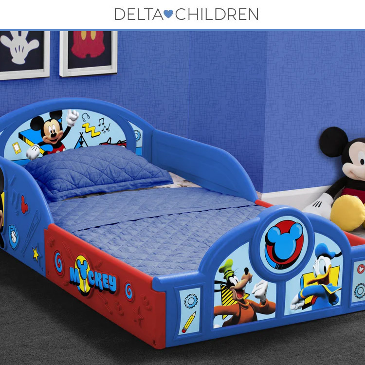 人気No.1/本体デルタ 子供用ベッド プレイスペース DELTA 子ども用 ディズニー 子供部屋 トドラーベッド 幼児 キッズ ミッキーマウス  BB81443MM システムベッド