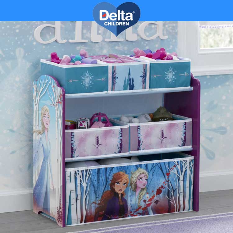 デルタ マルチ おもちゃ箱 ディズニー アナと雪の女王２子供用 家具 収納 キャラクター おもちゃ キッズ収納 Delta  :de-tb87206fz:paranino 通販 