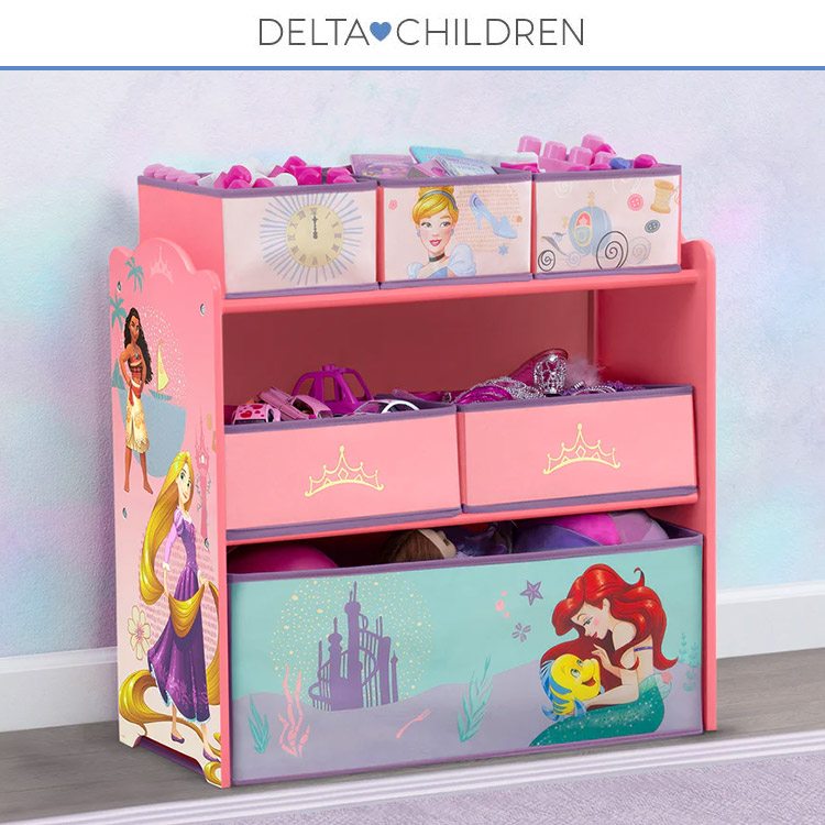 デルタ ディズニー プリンセス マルチ おもちゃ箱 収納ボックス 