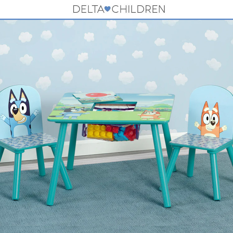 Disney（ディズニー） 子供 テーブル＆チェア セット 収納付き