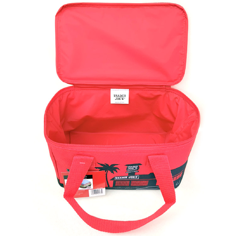 TRADER JOE'S トレーダージョーズ ランチバッグ レッド 保冷バッグ