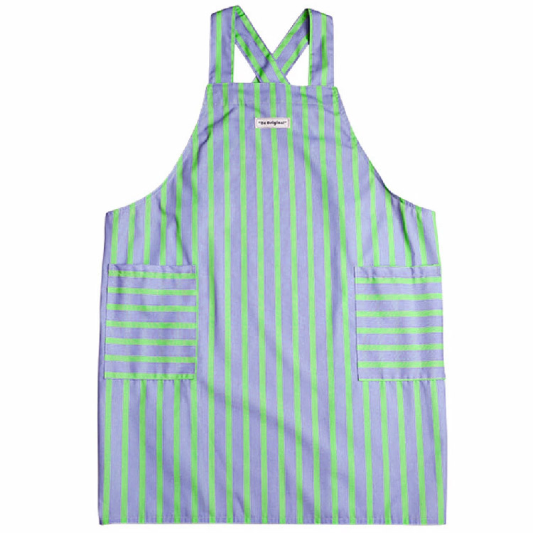 セット割/ エプロン レディース カフェエプロン ストライプ 大人 女性