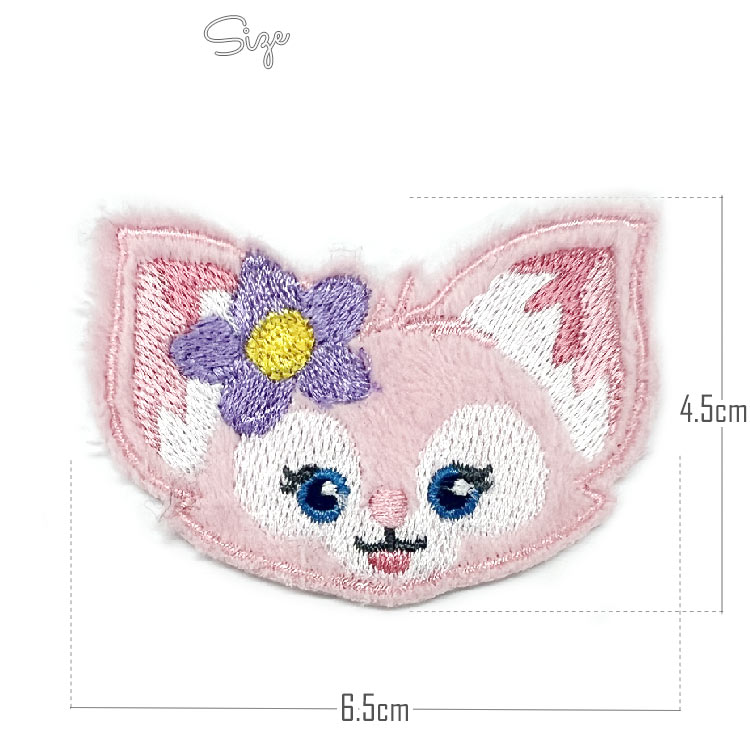セット割/ ワッペン リーナ・ベル 顔 刺繍 アイロン キャラクター