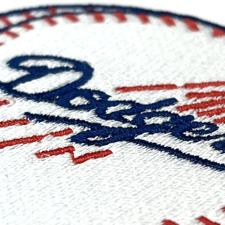ワッペン ドジャース ロゴ ボール 刺繍 アイロン MLB ワッペン ドジャース ロゴ ボール 刺繍 アイロン MLB