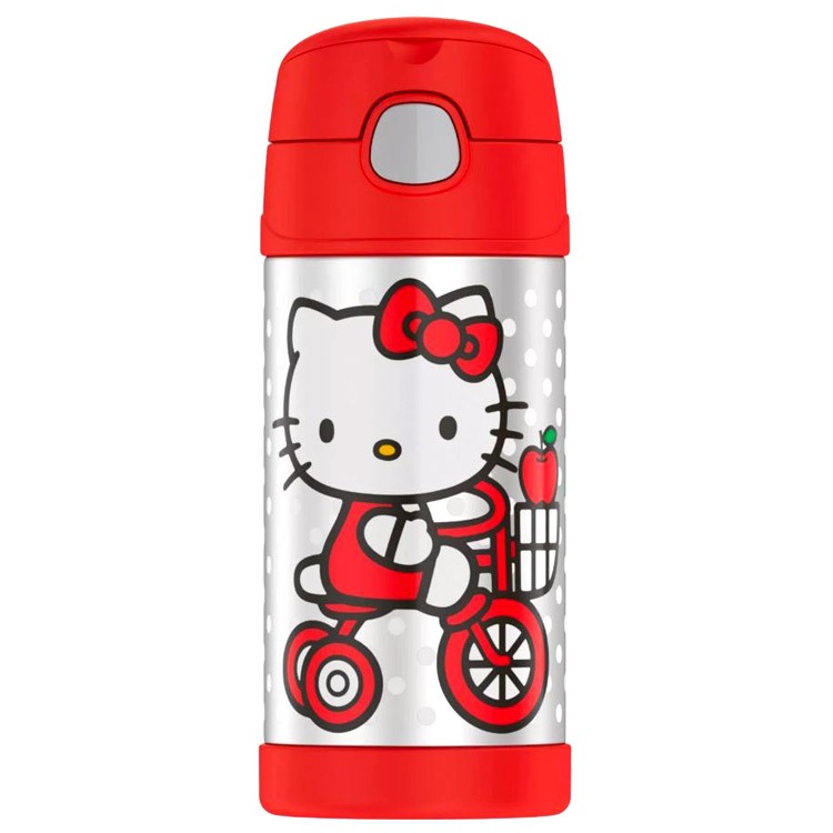 サーモス ストロー 水筒 子供 350ml THERMOS ステンレス ストローマグ 保冷 女の子 ディズニープリンセス ミニーマウス アナ雪 キティ トイストーリー｜paranino｜06