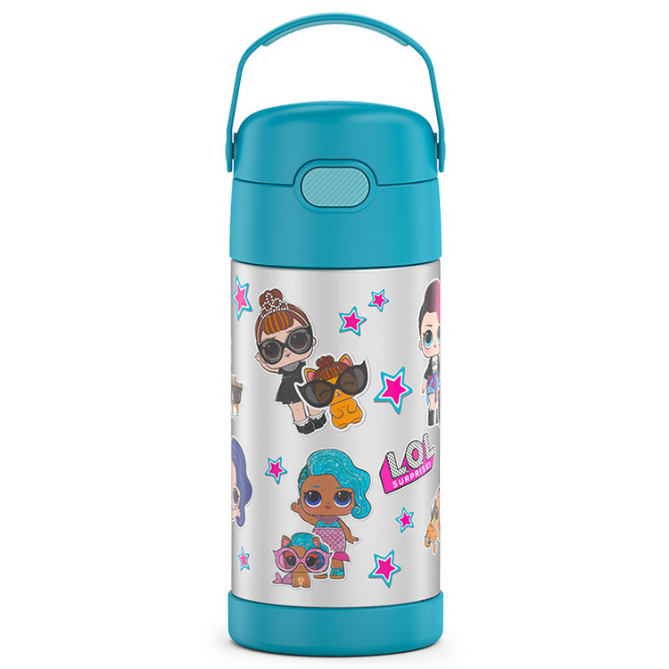 サーモス ストロー 水筒 子供 350ml THERMOS ステンレス ストローマグ 保冷 女の子 ディズニープリンセス ミニーマウス アナ雪 キティ トイストーリー｜paranino｜12