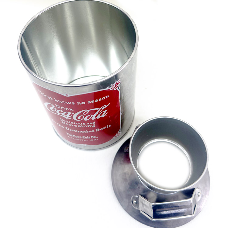 コカコーラ ビンテージブリキ缶 90年代 Coca-Cola アメリカ ブリキ缶 コカ コーラ ミルク 缶 ビンテージ インテリア おしゃれ