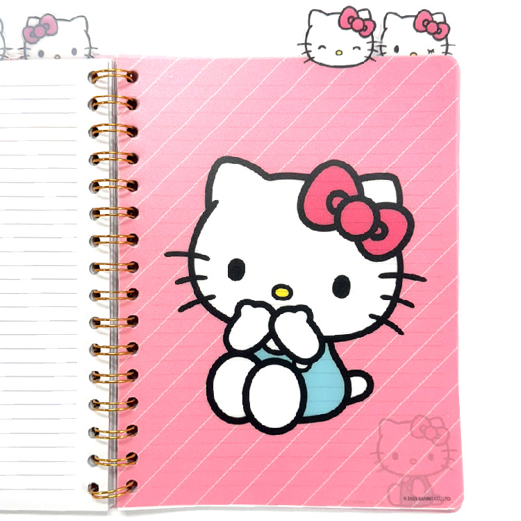 ハローキティ スパイラル ノート 日記帳 ジャーナル タブ付き B5 96枚